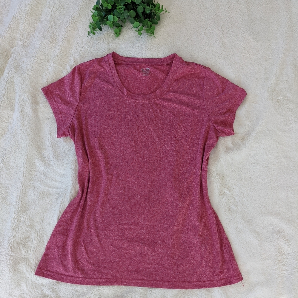 🌷3/15🌷 NWOT Champion Dusty Rose Pink Loose Work Out Tshirt Size L